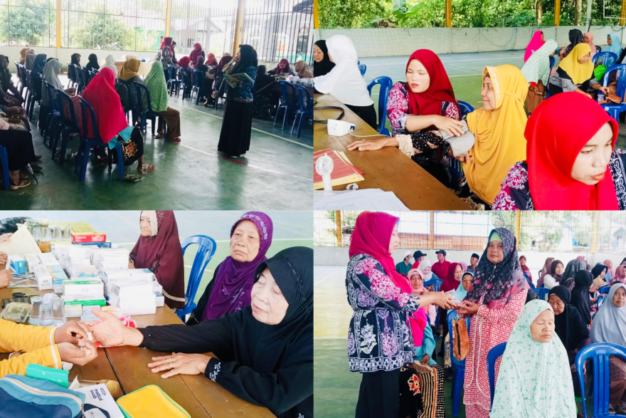 SEMANGAT SEHAT LANSIA DESA MAKMUR JAYA MELALUI POSYANDU RUTIN